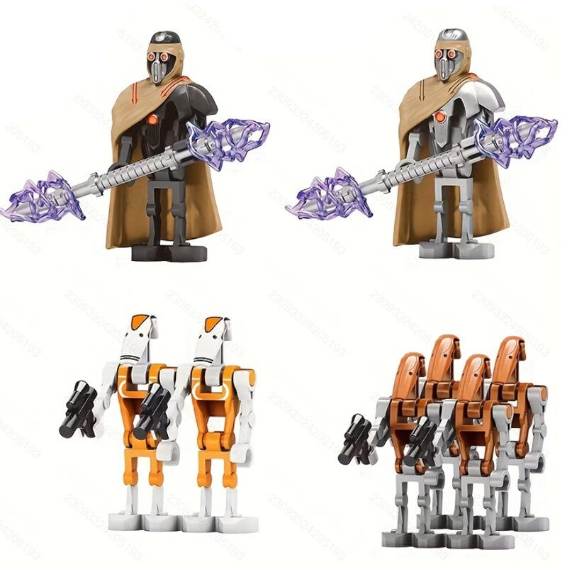 Star Battle Robot General Building Blocks Minifigure Kids Assembly Toy Figure War Series Poseable Joints Educational STEM Ages 6+ PYP