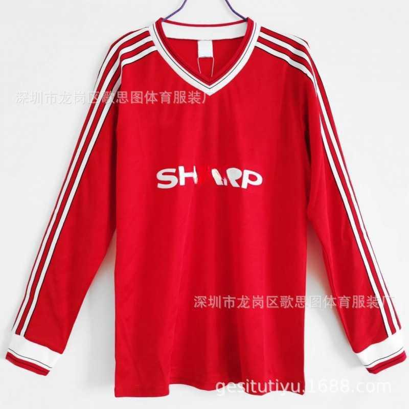 Retro Football Jersey Men Long Short Sleeve Various Season Designs Sports Training Wear