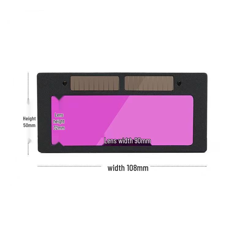 

Зварювальна маска з автозатемненням на сонячних батареях з РК-лінзою, що змінює колір