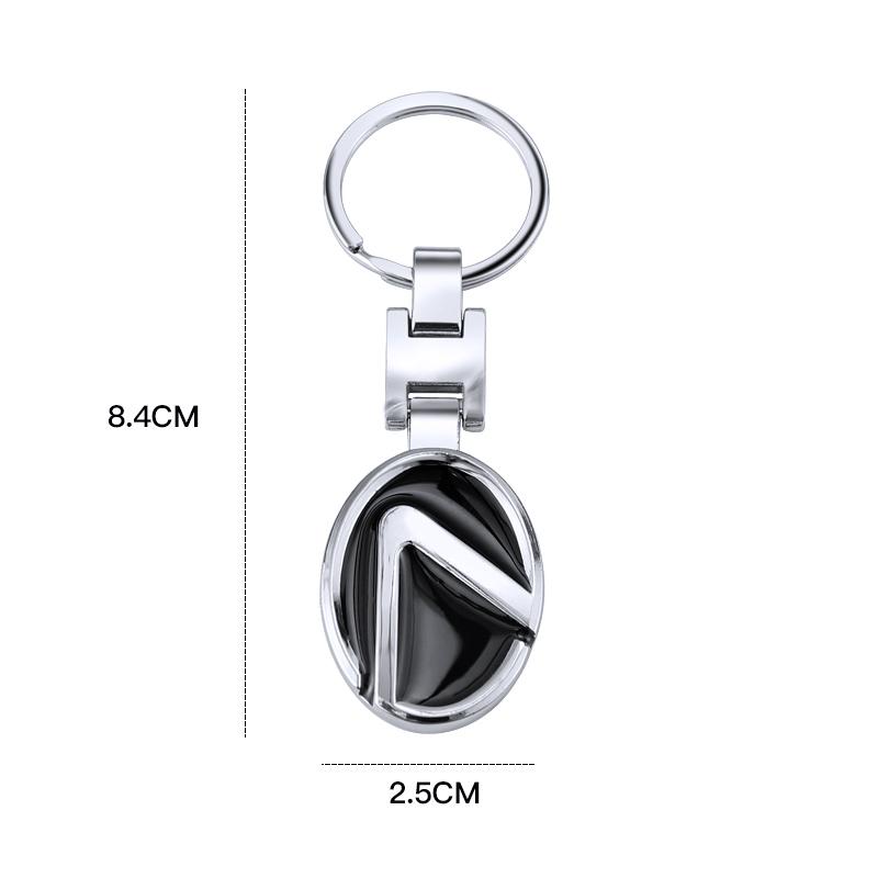 For Lexus RX330 IS250 Ct200h ES300h RX350 IS300h NX300h RX400h ES350 UX250h  Car Key Chain Metal Keyring Accessories Ornaments