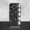 Jirai Kei Cute Girl Phone Case For iPhone 16,15,14,13,12,11,Pro,Max,Plus,Mini,SE Black White Matte Shockproof Cover
