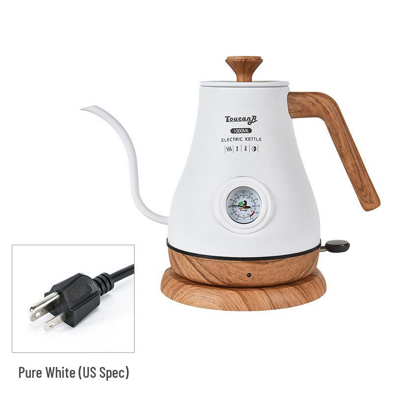 Luxury Gooseneck Electric Pour-Over Coffee Pot with Temperature Control