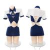 Sexy Pure Lust Navy Stewardess Police Lingerie Uniform Cosplay Free Cos Instructor Suit
