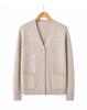 Women's Floral Embroidered V-Neck Knitted Cardigan