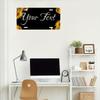 Custom Text Sunflower Metal Aluminum License Plate | 5.91x11.81 Inch, for Home/Office/Garage Decor