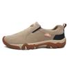 Fashion Men's Casual Sneakers Fashion Leather Breathable Outdoor Hiking Shoes Men Non-Slip Trekking Shoes Mens Moccasins Zapatos Hombre