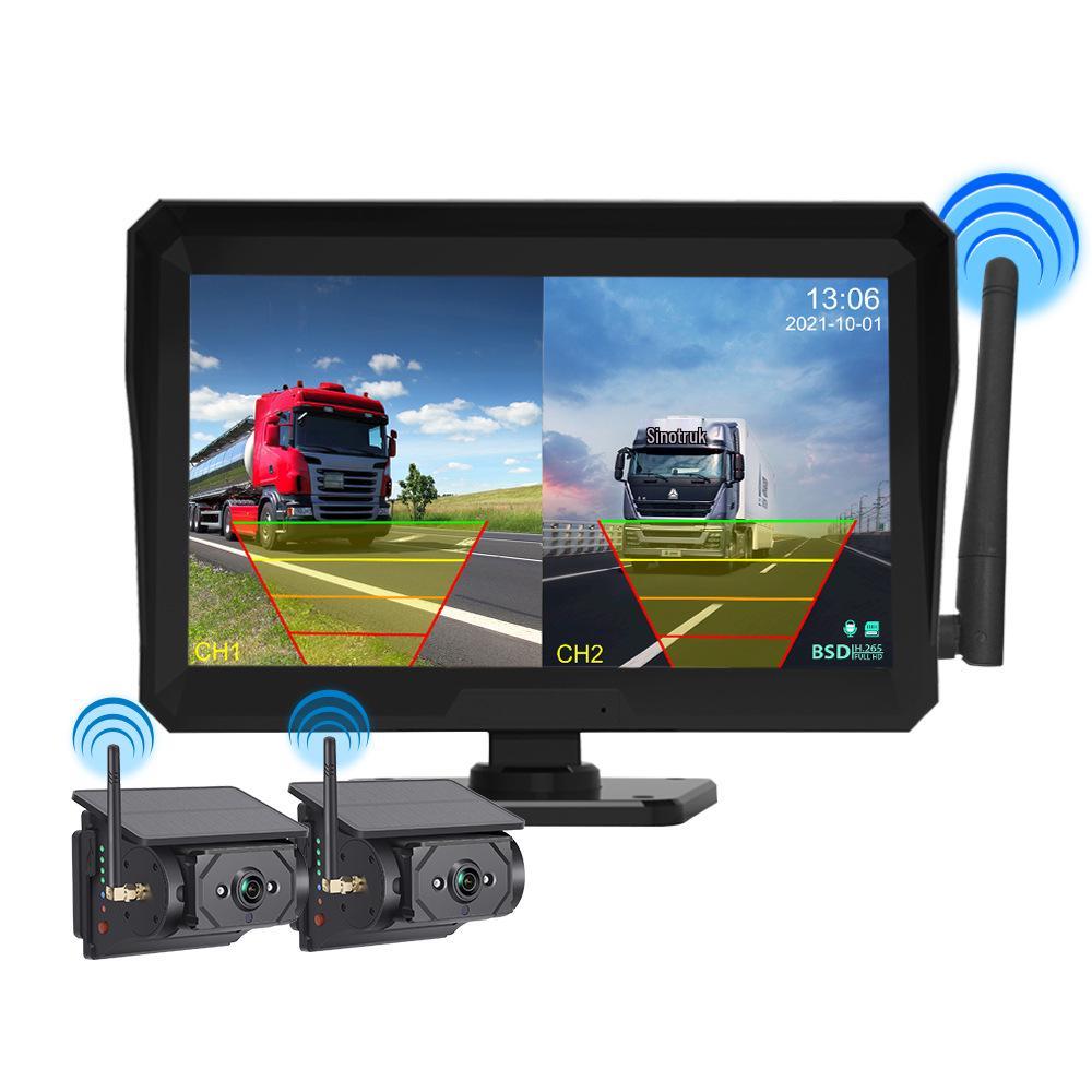 7" Solar-Powered Wireless HD Car & Truck Reversing Camera