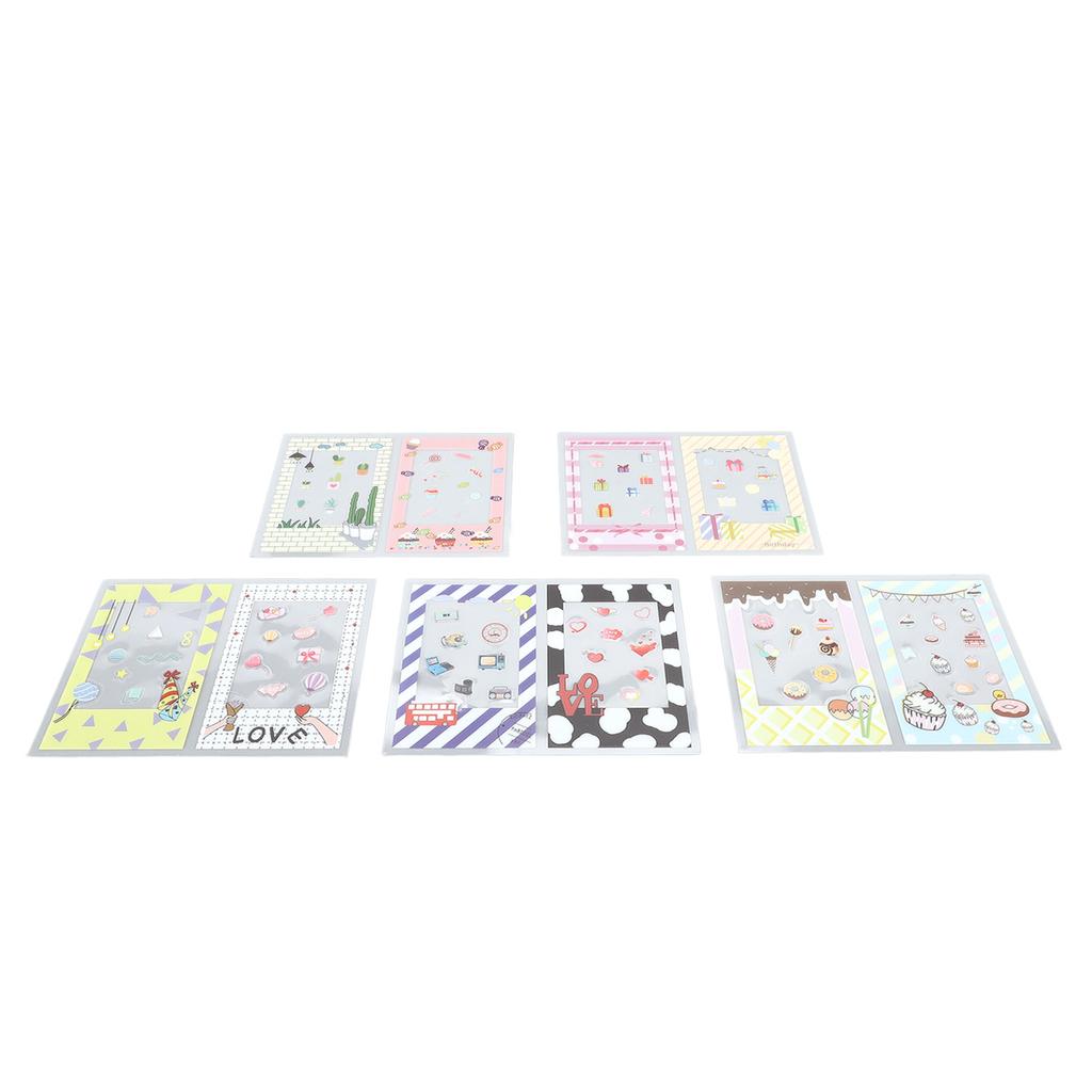 10 Pezzi Adesivo Cornice per Foto Versatile Adesivo per Scrapbooking Fai da Te per Diario Quaderno Album Fotografico Stile 2