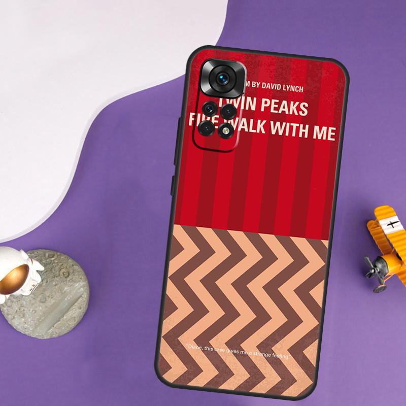 Twin Peaks Case For Xiaomi Redmi Note 13 14 Pro 12 9 10 11 Pro 10S 11S 12S Redmi 14C 13C 10C 12C Cover