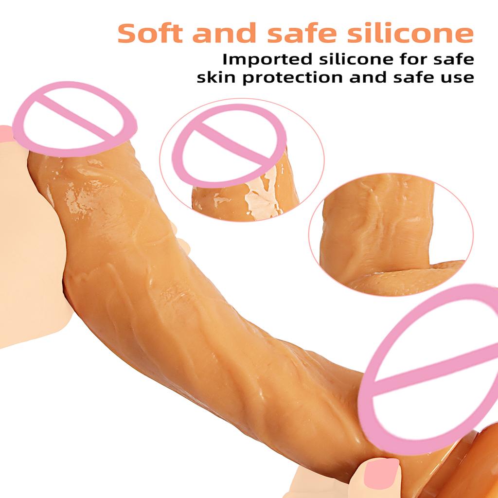 Sex Toys Realistic Dildo G Spot Clitoral Orgasm Stimulator Soft Silicone Anal Dildo Strong Suction Cup Women Masturbator Sex Toy