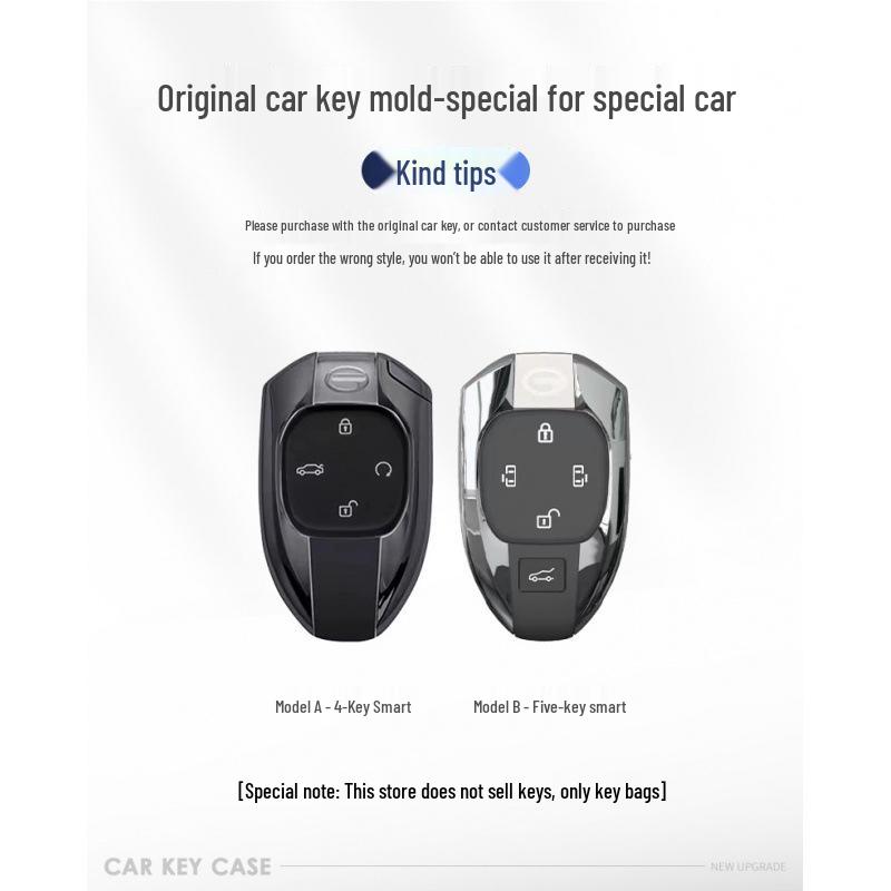

GAC Trumpchi Key Cover for GS4 Plus, GS5, Shadow Leopard, M8, Master, GS8, GS3, M6 Pro - High-End Bag