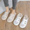 2025New Summer Hollow Breathable Mesh Ladies Shoes Literary Retro Flat Shoes Women's Sandals Shoes