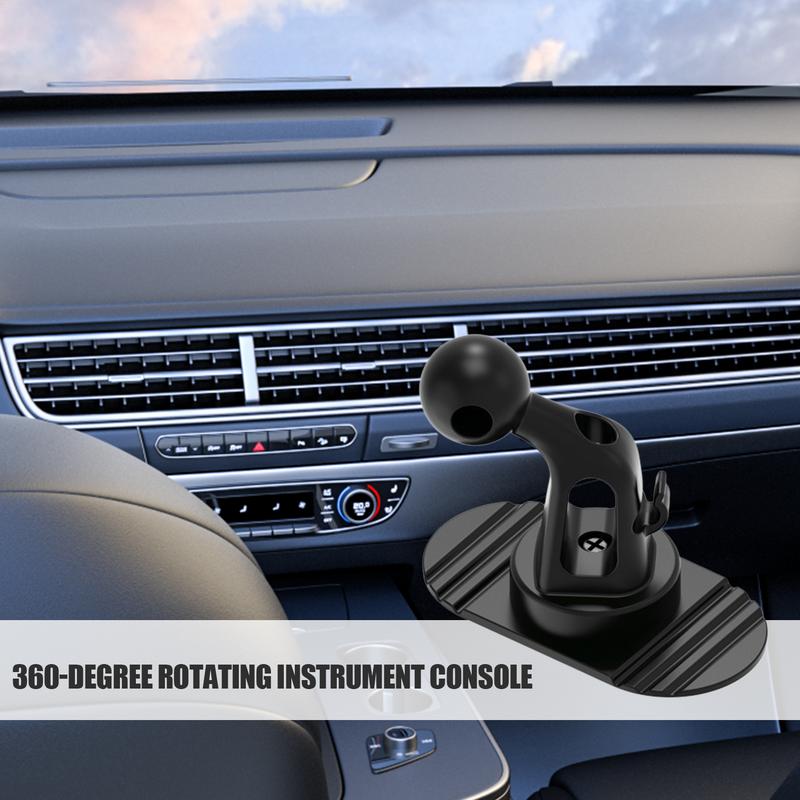 Phone Holder For Car Dashboard Ball Head Phone Stand Car Phone Stand Clip Holder Mount Dash Base Shock Absorbing Anti-Slip Grip
