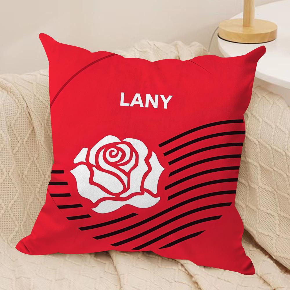 Music Band LLANY Cushion Cover Soft Plush Fabric DoubleSided Printed Cushion Covers for All Seasons Home Decor