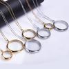 High Fashion Twist Locket Pendant Necklaces For Women Men Jewelry Memory Photo Floating Charm DIY Stainless Steel Lockets Gift