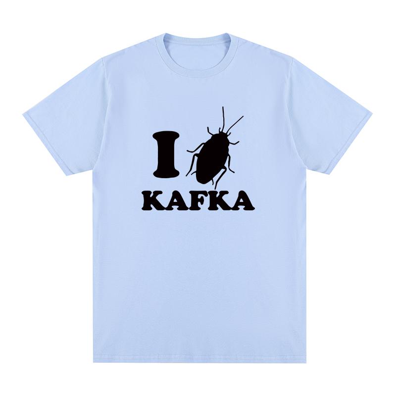 Koszulka I Love Franz Kafka Klasyczna Bawełniana Męska Koszulka Nowa KOSZULKA TSHIRT Damskie Topy
