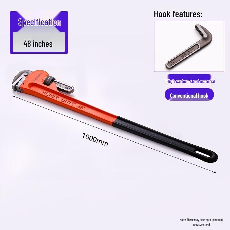 SMVP American Style Pipe Wrench CN plug (adapter included)