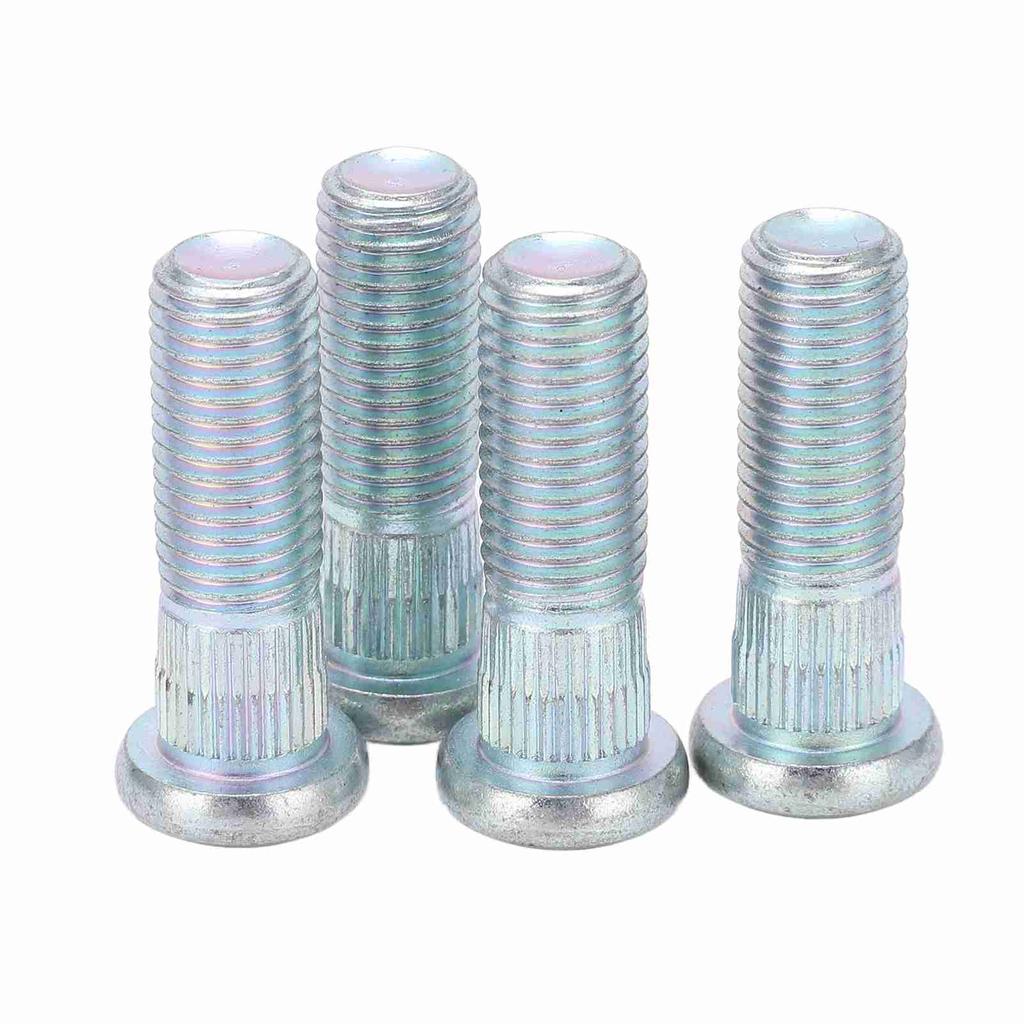 4pcs Serrated Wheel Studs 43mm Steel 90113SM1005 Replacement for ACURA ACCORD ACTY CRAWLER