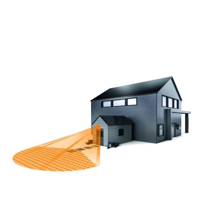 Détecteur De Mouvement Infrarouge IS 1 120° Orientable Portée 10m IP54 - STEINEL - Noir