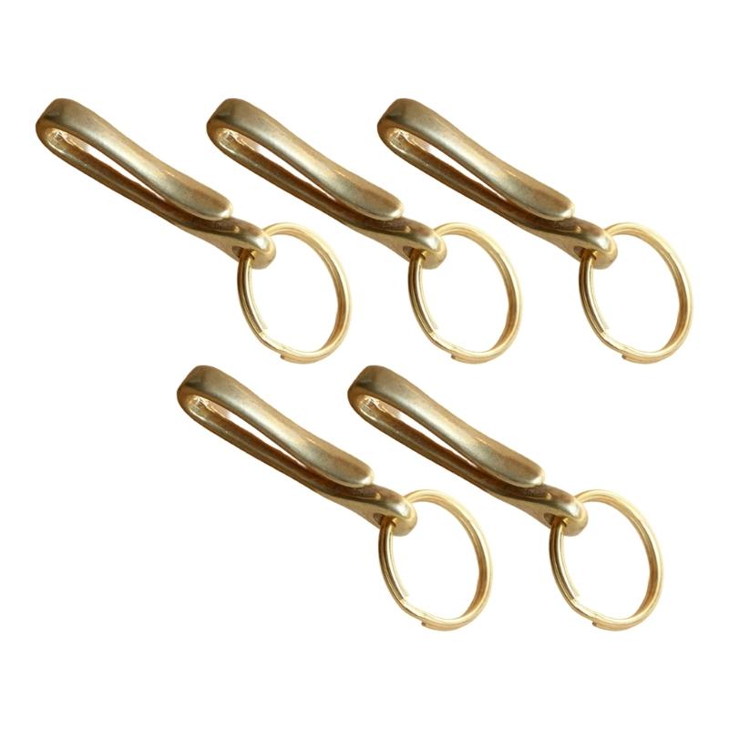 Versatile Key Organizers Clip Crafted of Solid Brass U Shape Designs Accessory for Secure Attachment On Clothing
