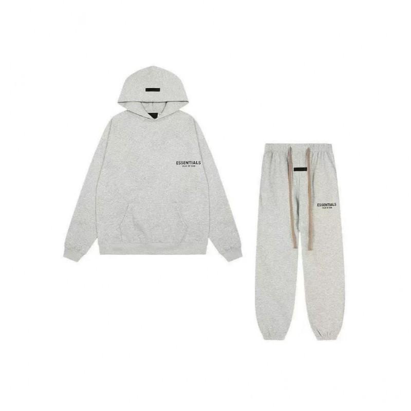 Essentials Unisex Kapuzenpullover Set Lässig Oversized Baumwolle Pullover Herbst