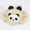 Cute Panda Straw Hat For Travel Beach Kids Summer Sun Protection Fisherman Cap Children Sunscreen Basin Caps 2-6Year Baby Visors