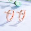 925 Silver Stud Earrings AAA Zircon High Quality For Women Earring Wedding Fine Fashion Jewelry Accessories Party Gift
