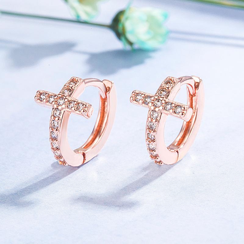 925 Silver Stud Earrings AAA Zircon High Quality For Women Earring Wedding Fine Fashion Jewelry Accessories Party Gift