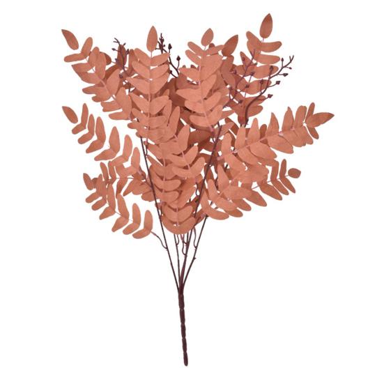 Artificial Pagoda Leaves Realistic Faux Silk Leaf Branches 20" Fake Plants Spray for Wedding Bouquet Table Centerpieces Home Decor