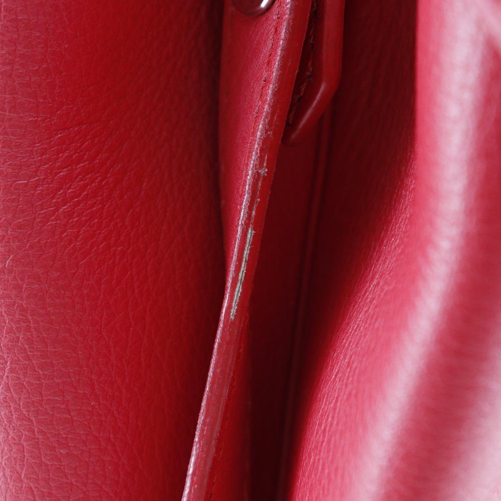 Fendi Poșetă Petite to Jules 8BH253 2WAY Umăr Roșu Piele de Vițel Femei Folosit