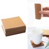 Square Cork Mat With Back Glue 100 X 100 X 1mm 40pc