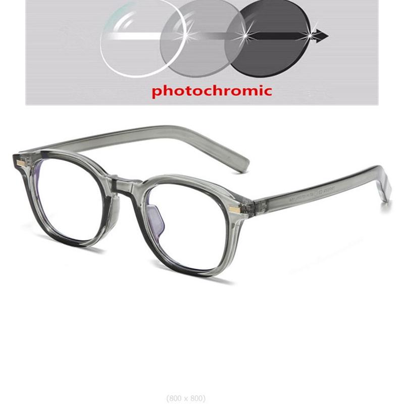 Blue Light Blocking  Oval Myopia Glasses With Degree Black Frame Computer Optical Spectacles Prescription 0 -0.5 -0.75 To -6