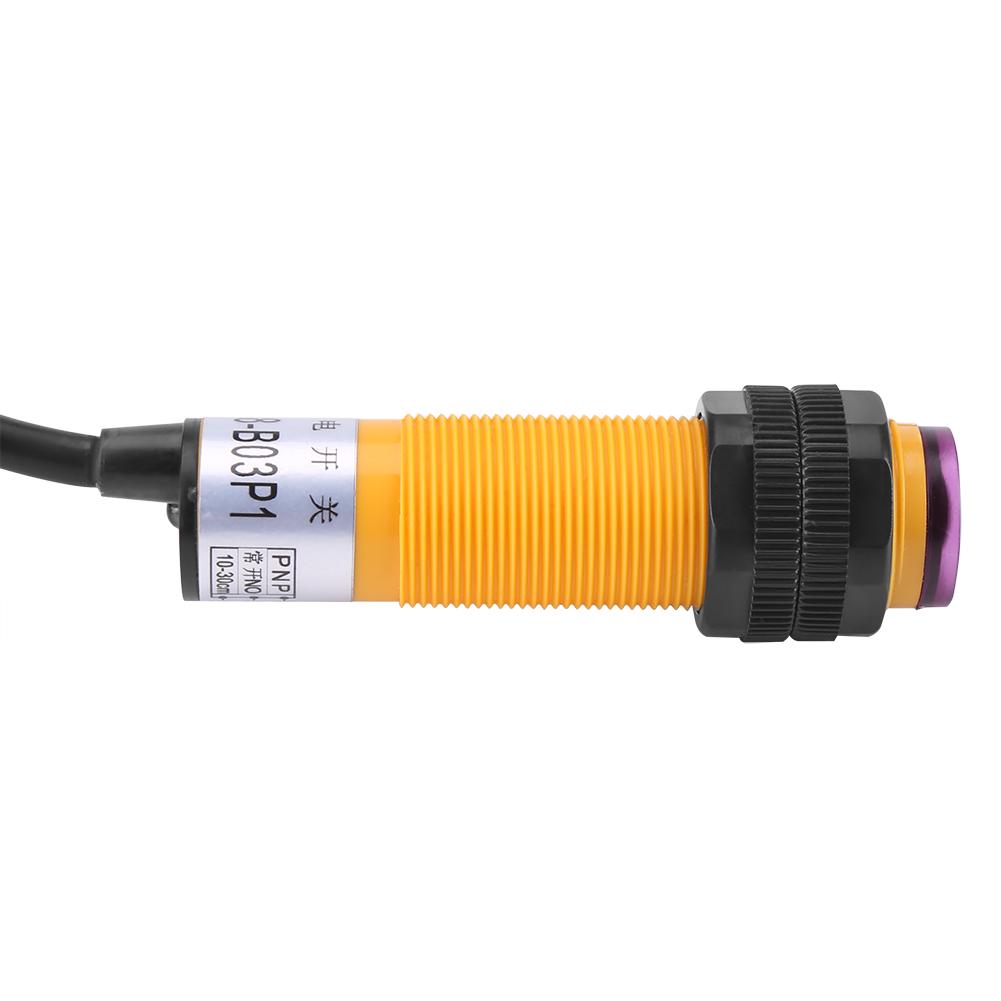 E18 B03P1 5 30cm DC 3 Wire 6 36V PNP IR Photoelectric Sensor Switch