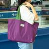 Folding Shopping Bag Large Capacity Waterproof Travel Bags Portable Grocery Shopping Bag with Shoulder Handbag Supermarket Bags