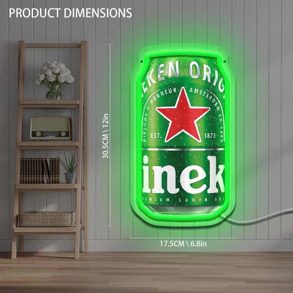 Bier Neonlicht Schild USB Dimmbares LED Neon Schild für Schlafzimmer Wohnzimmer Club Bar Bierfest Karneval Party Geschenke Wanddekoration