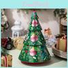 Christmas Tree Tin Candy Box With Metal Storage Container For Holiday Decorations