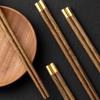 10 Pairs Wooden Chopsticks 25cm Long Chinese Chopsticks Set Japanese Korean Food Chop Sticks Sushi Sticks Wood Kitchen Tableware