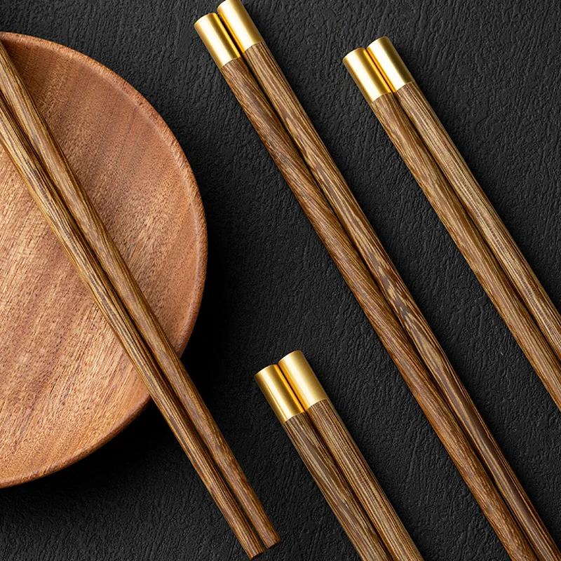 10 Pairs Wooden Chopsticks 25cm Long Chinese Chopsticks Set Japanese Korean Food Chop Sticks Sushi Sticks Wood Kitchen Tableware