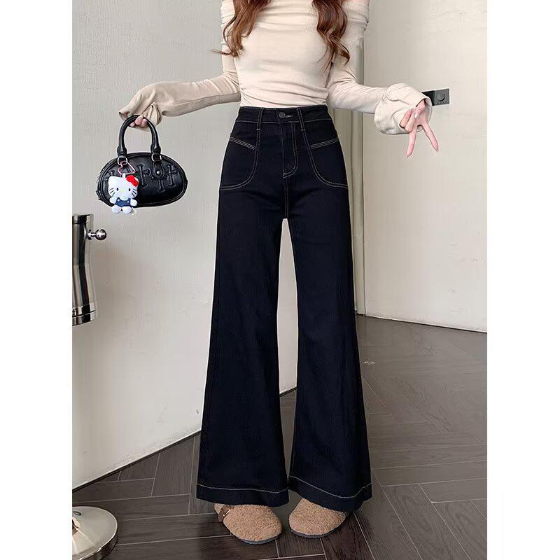 

Women s Plus Size Black High Waist Straight Leg Jeans - Pear Shape Slimming, 2025 Style X-Large чёрный