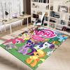 1pc Little Pony Friendship Carpet for Playroom Bedroom Living Room Sofa Home Decor,kids Game Area Rug Non-slip Floor Mat Y72992