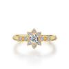 Womens Sweet Fashion Goldplated Elegant Crystal Rhinestone Ring Wedding