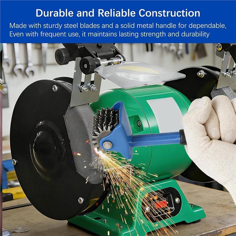ABBP-Bench Grinder Wheel Dresser Star Blade Grinding Wheel Truer Carbide Star Wheel Dresser With Handle