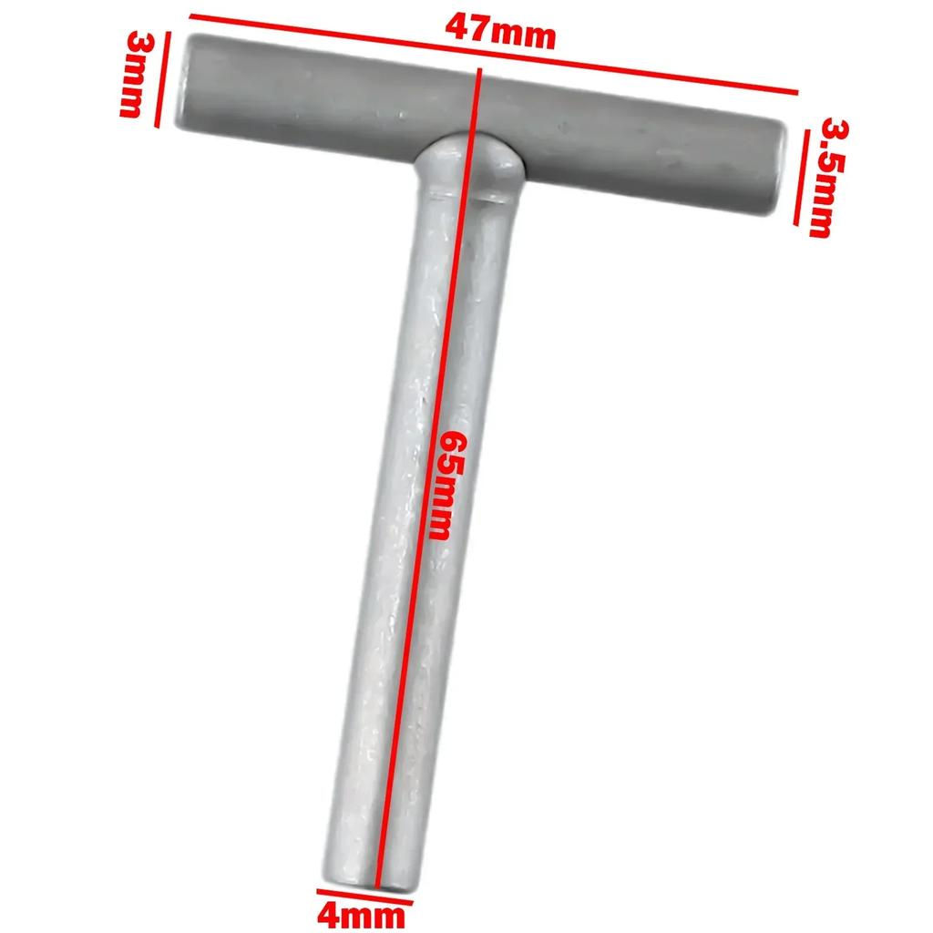 Chiave a T 3/3,5/4 mm Chiave di regolazione gioco vite valvola Chiavi quadrate esagonali Chiavi a T Per strumento di riparazione auto