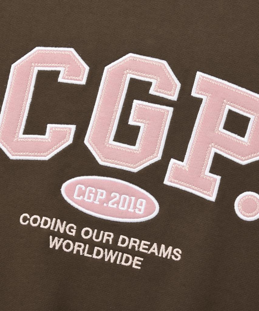 Cgp Arch Logo Hoodie_Brown