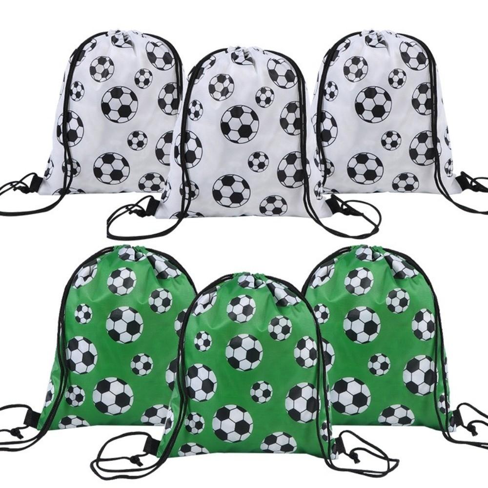 3pcs/set Digital Full-Print Drawstring Bag Polyester Material Double Shoulder Bag  Shopping