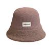 New Large-head Circumference Fisherman Hat for Women, Makes the Face Look Smaller, Plush and Thickened for Autumn and Winter, Warm and Windproof,