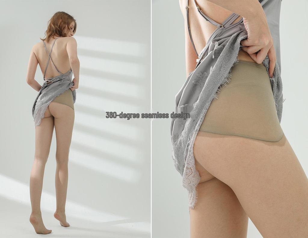Spring 3D Transparent Seamless Velvet Anti-Snag Silk Tights with Any Cut Toe