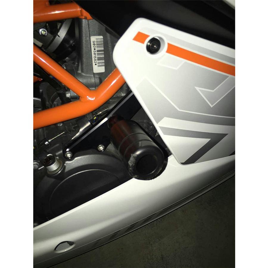 CNC Crash Protectors Frame Slider Kit For KTM RC390 RC200 RC125 2014-2018