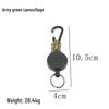 Tolex Retractable Steel Wire Key Holder with Belt Clip