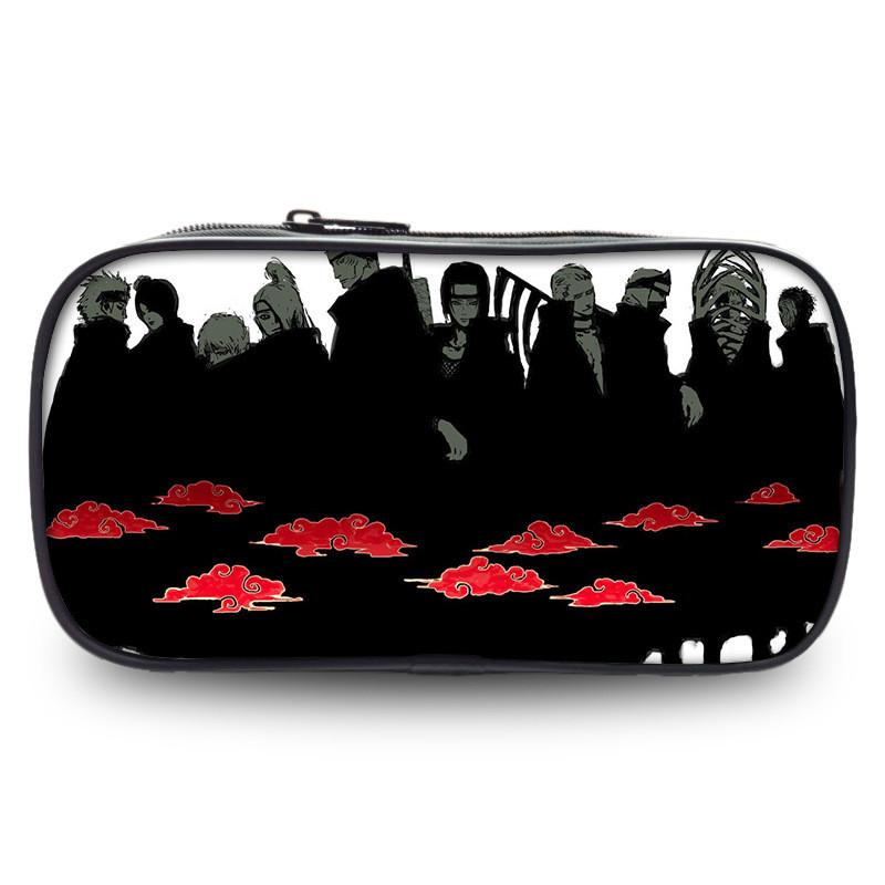 Naruto Themed Anime Printed Student Single Layer Stationery Storage Bag Pencil